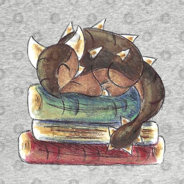 Curled Up in Studies by KristenOKeefeArt